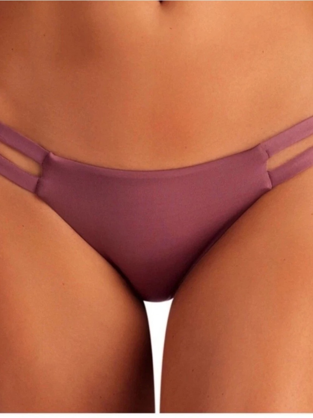 Vitamin A Women's Bikini Bottom in Mauve Pink